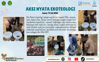 Wujudkan Cinta Alam dan Sang Pencipta, MIN 11 Aceh Barat Gelar 