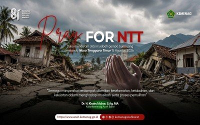 MIN 11 Aceh Barat Sampaikan Duka untuk Korban Gempa NTT